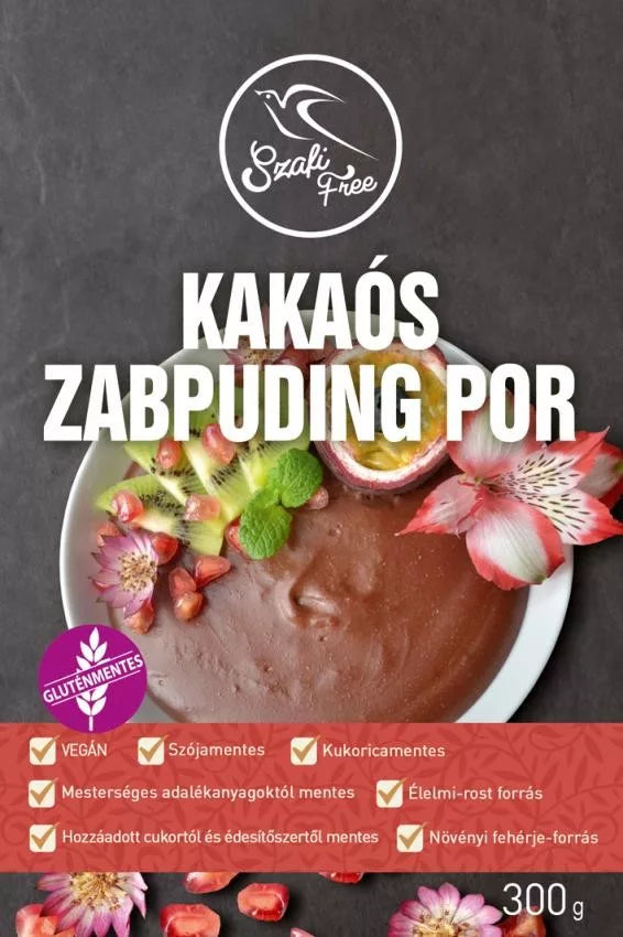 SZAFI FREE KAKAÓS ZABPUDING POR 300G