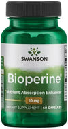 SWANSON BIOPERINE 10MG 60 KAPSZULA