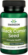 SWANSON BLACK CUMIN SEED (FEKETEKÖMÉNY MAG) 400MG 60 KAPSZULA