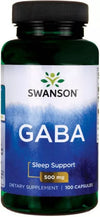 SWANSON GABA 500MG 100 KAPSZULA GAMMA-AMINO-VAJSAV