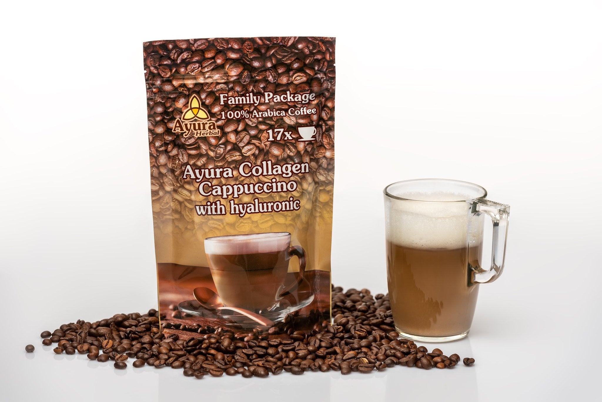 Ayura Kollagén cappuccino 250 gr (családi csomag)